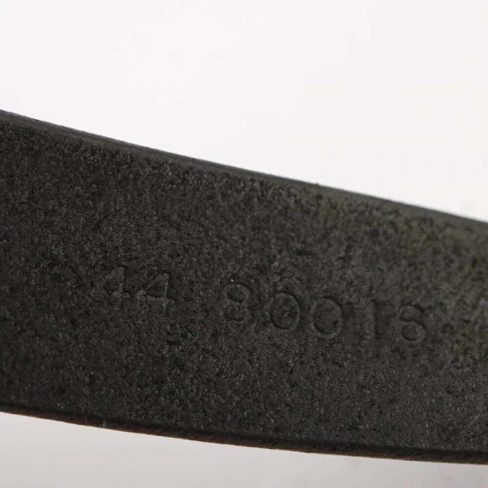 Duluth Mens Belt Size 44 2XL Black Leather 1 1/2